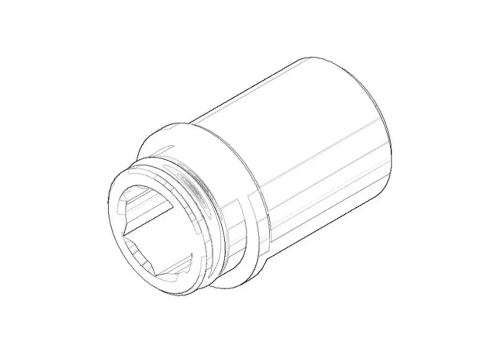 DORNBRACHT Nippel ERSATZTEILE 90240500800 D. 23 x 35 mm, 9024050080090 Galeriebild 1